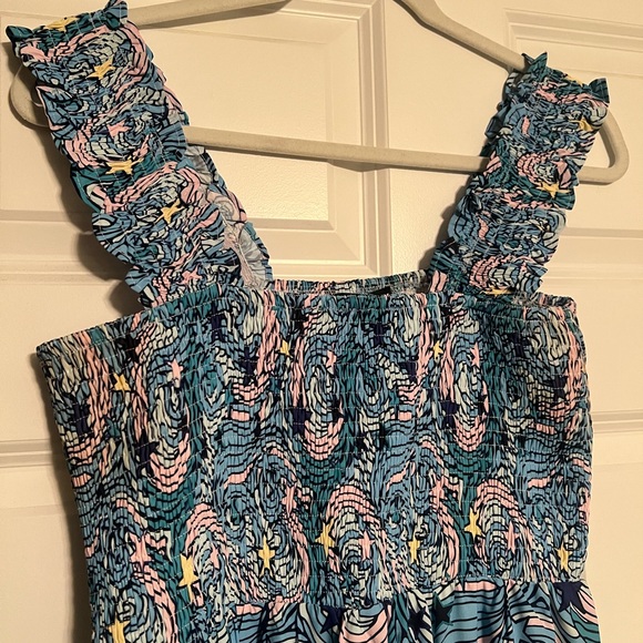 Dressed in Lala Rule Breaker Smocked Maxi Dress - Picture 5 of 11